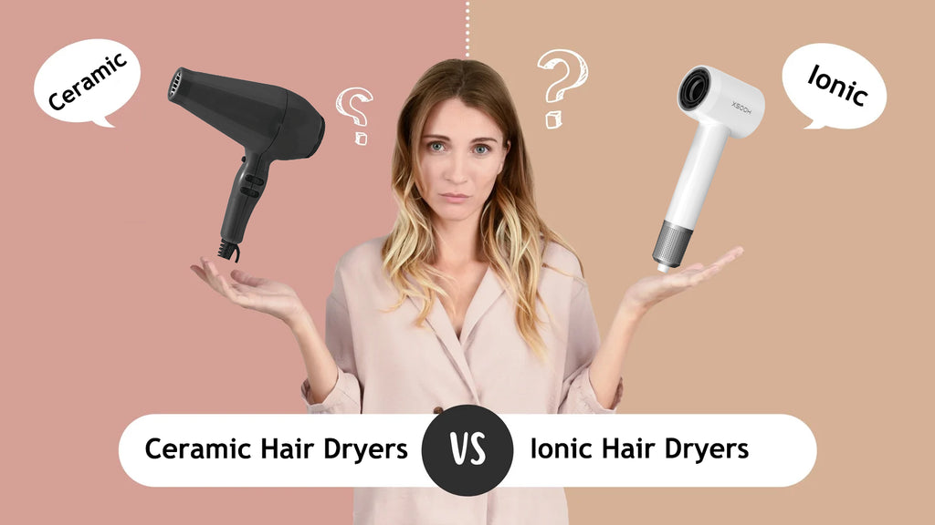 Ceramic hair dryer top