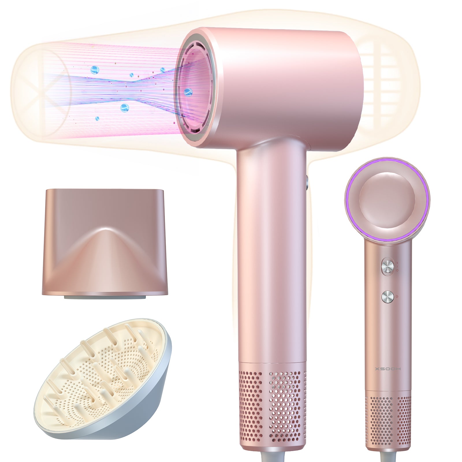 XSOOH Hair Dryer M01 (Rose Gold)